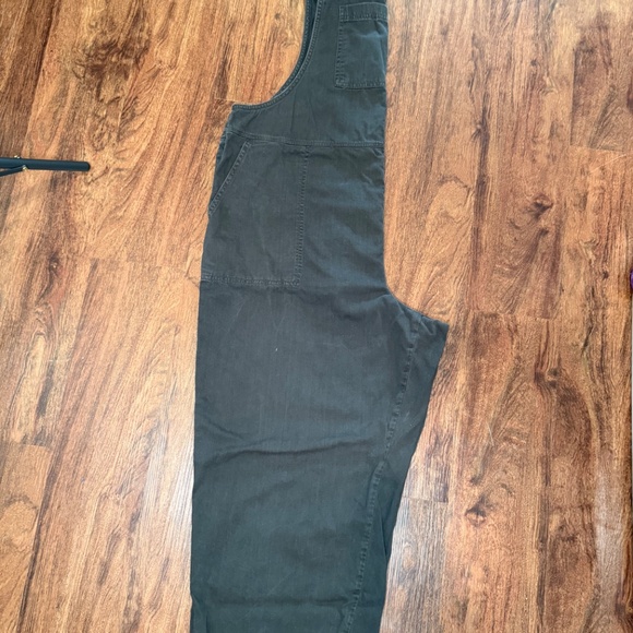 Aerie Work & Play Twill Overalls in Charcoal Size XL - Picture 4 of 6